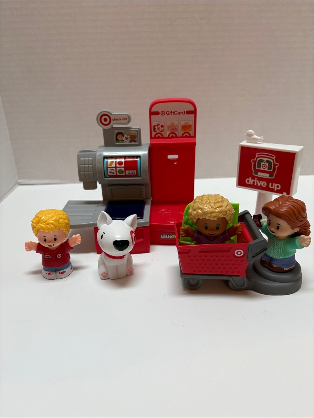 Fisher-Price Little People Target Drive-Up Playset with Figures.